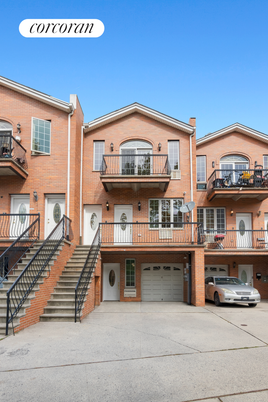 Attached, Exterior, Facade, Brick Facade, Rowhouse