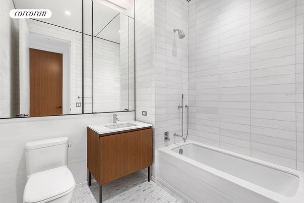 Bathroom, Interior, Recessed Lighting