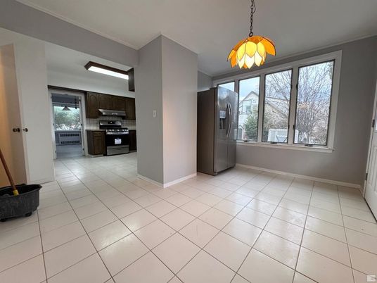 Interior, Kitchen, Pendant Lights, Stainless Steel Appliances
