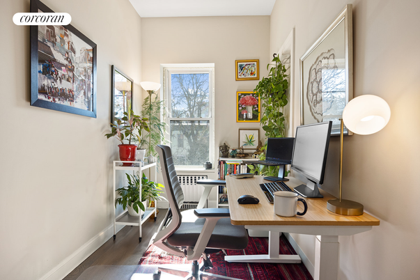 Home Office, Interior, Wood Texture Flooring