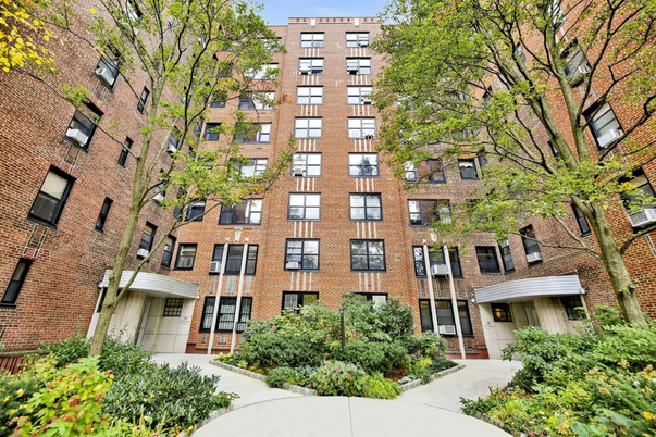 Exterior, Facade, Brick Facade, Condo Building