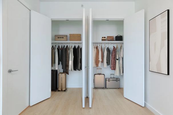 Interior, Walk-in Closets, Wood Texture Flooring