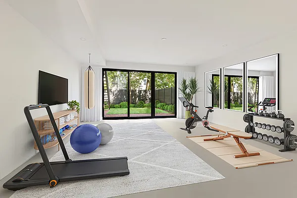 Fitness Equipment, Interior, Recessed Lighting