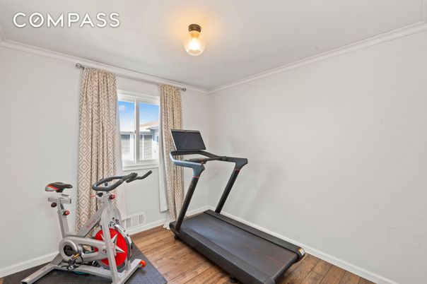 Fitness Equipment, Interior, Wood Texture Flooring