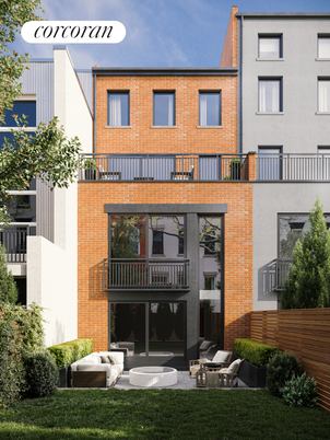 Exterior, Facade, Brick Facade, Rowhouse
