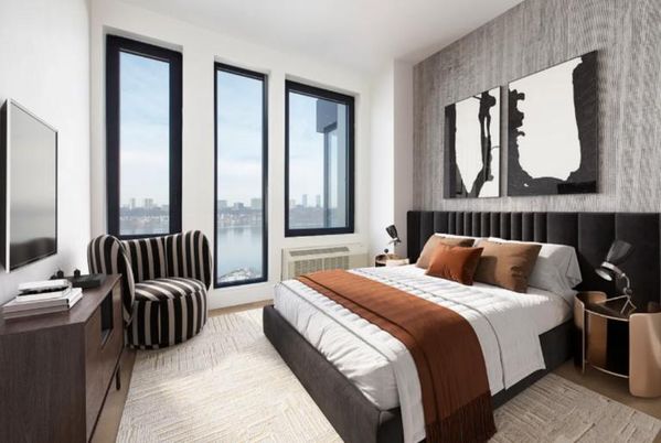 Bedroom, Interior, Water, Wood Texture Flooring