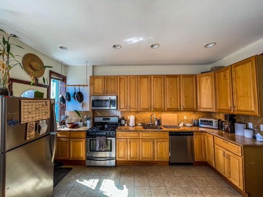 Interior, Kitchen, Recessed Lighting, Stainless Steel Appliances