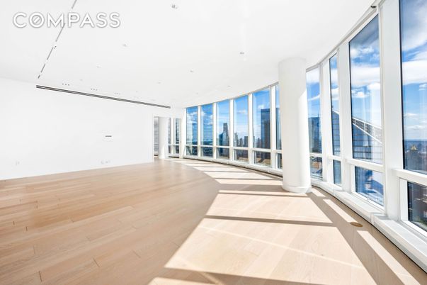 Empty room, Fireplace, Interior, Recessed Lighting, Wood Texture Flooring