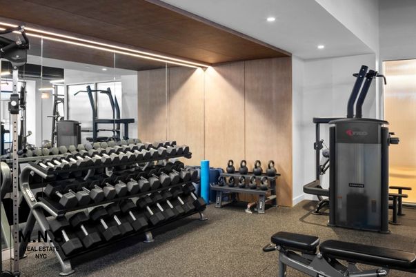 Fitness Equipment, Gym, Interior, Recessed Lighting