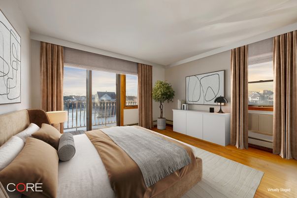 Bedroom, Interior, Water, Wood Texture Flooring
