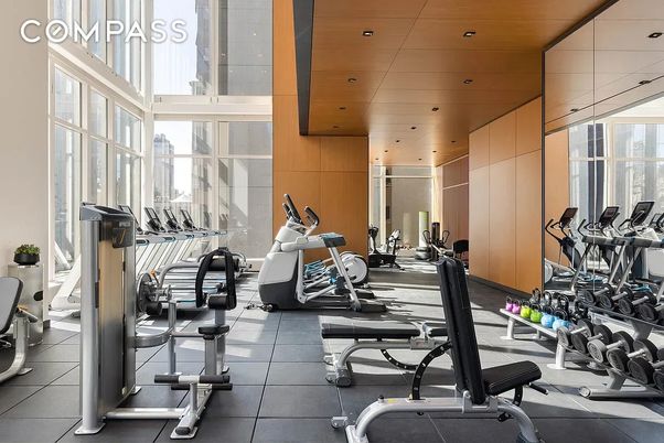 Fitness Equipment, Gym, Interior, Recessed Lighting