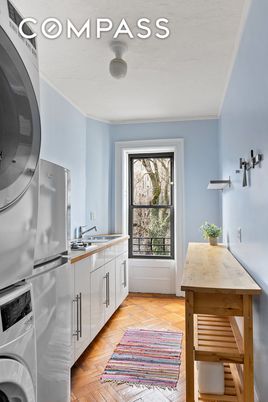 Interior, Kitchen, Wood Texture Flooring