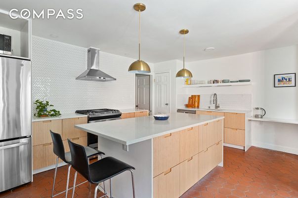 Interior, Kitchen, Pendant Lights, Stainless Steel Appliances
