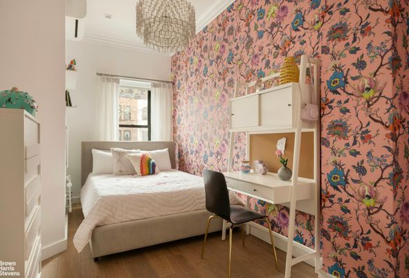 Bedroom, Home Office, Interior, Wood Texture Flooring