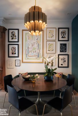 Chandelier, Dining room, Interior