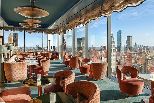 Interior, Living room, Skyline