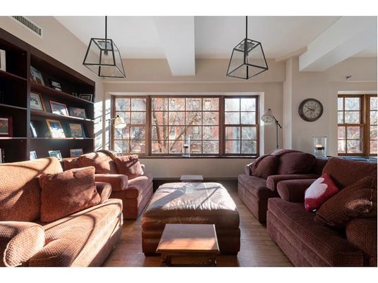 Interior, Living room, Pendant Lights, Wood Texture Flooring