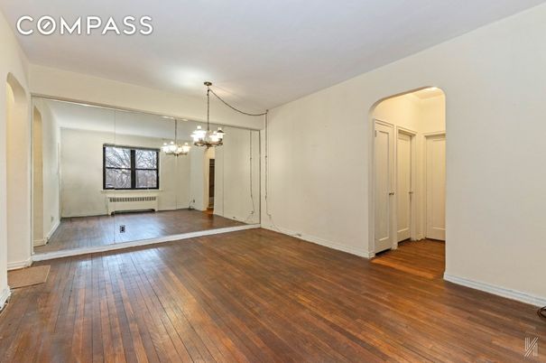 Chandelier, Empty room, Interior, Wood Texture Flooring