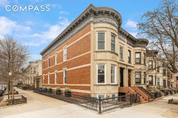 Exterior, Facade, Brick Facade, Brownstone
