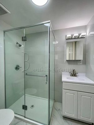 Bathroom, Glass Shower, Interior, Marble
