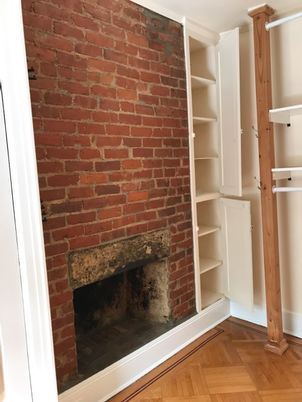 Fireplace, Interior, Stone Walls, Wood Texture Flooring