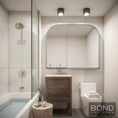 Bathroom, Glass Shower, Interior