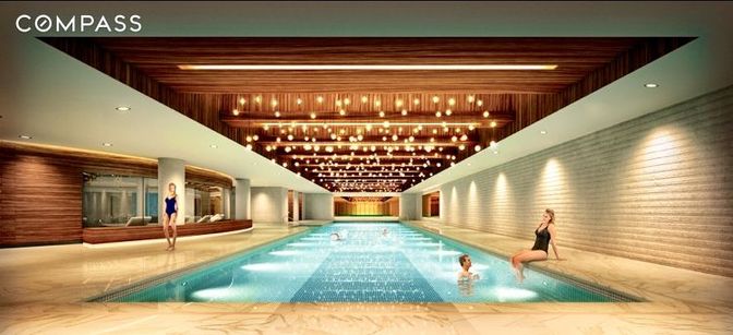 Interior, Pool, Recessed Lighting, Wooden Beams, Wooden Ceilings