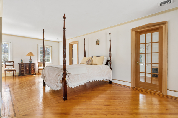 Bedroom, Interior, Wood Texture Flooring