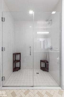 Bathroom, Glass Shower, Interior, Marble Walls
