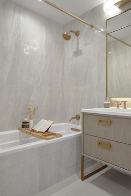 Bathroom, Glass Shower, Interior