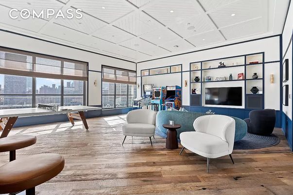 Game Room, Interior, Living room, Recessed Lighting, Wood Texture Flooring
