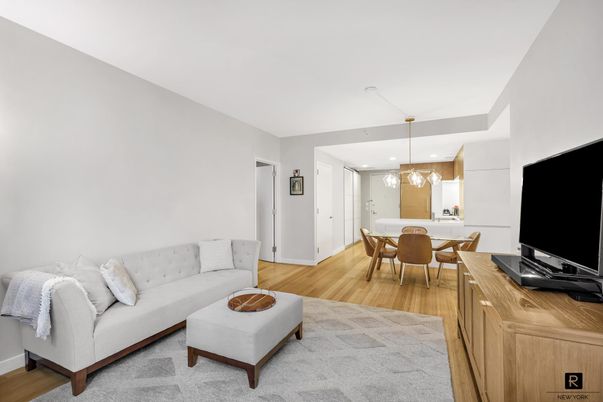 Dining room, Interior, Kitchen, Living room, Pendant Lights, Recessed Lighting, Wood Texture Flooring