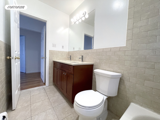Bathroom, Interior, Wood Texture Flooring