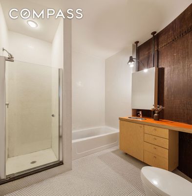 Bathroom, Glass Shower, Interior, Pendant Lights, Recessed Lighting