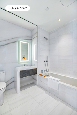 Bathroom, Interior, Recessed Lighting