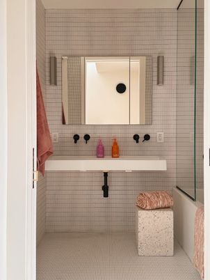 Bathroom, Glass Shower, Interior