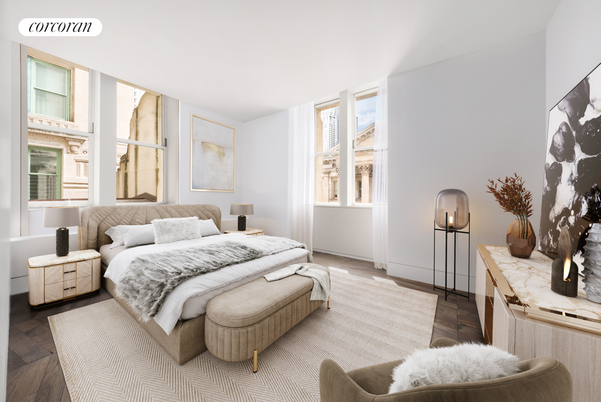 Bedroom, Interior, Wood Texture Flooring