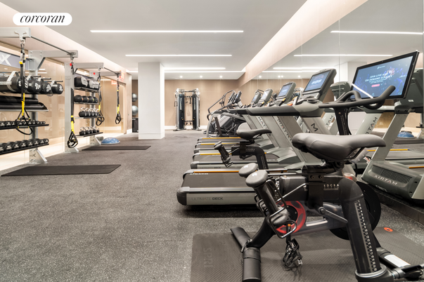 Fitness Equipment, Gym, Interior, Recessed Lighting