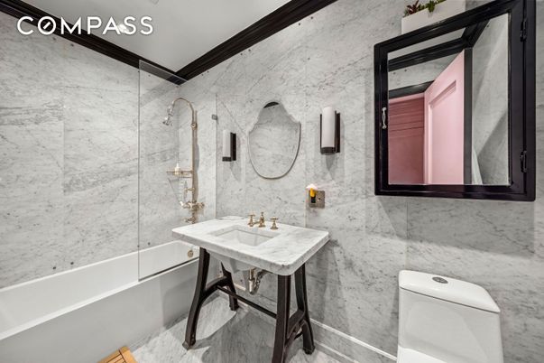 Bathroom, Interior, Marble, Marble Walls