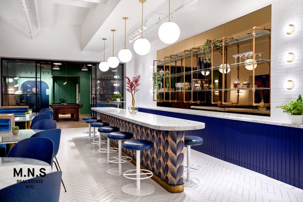 Billiard Table, Interior, Pendant Lights