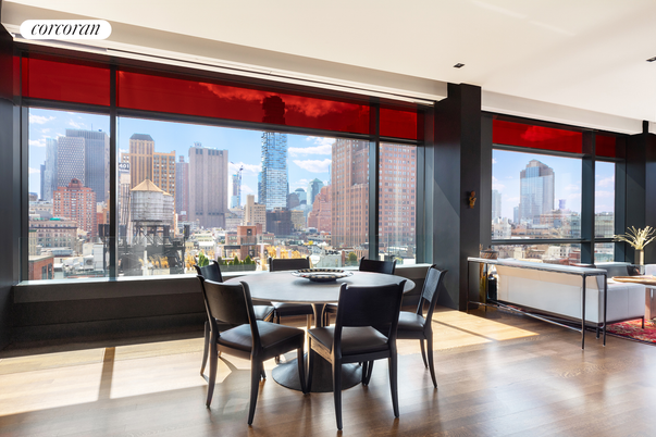 Dining room, Interior, Wood Texture Flooring