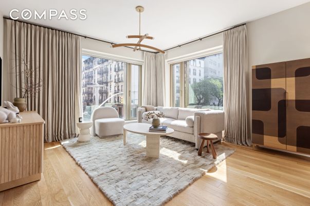 Interior, Living room, Pendant Lights, Wood Texture Flooring
