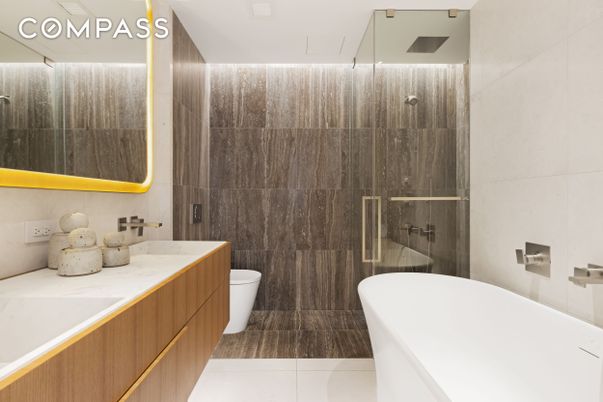 Bathroom, Free Standing Baths, Glass Shower, Interior