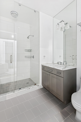 Bathroom, Glass Shower, Interior