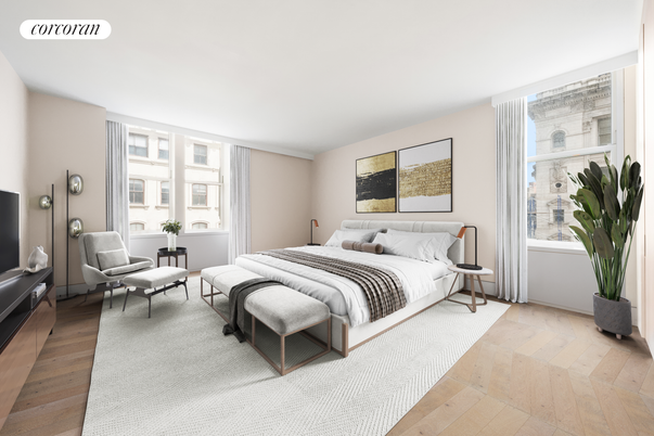 Bedroom, Interior, Wood Texture Flooring