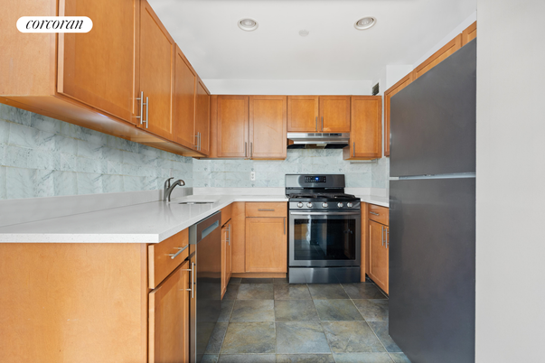 Interior, Kitchen, Recessed Lighting, Stainless Steel Appliances