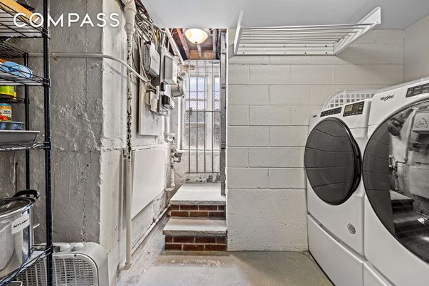 Interior, Stone Walls, Washer