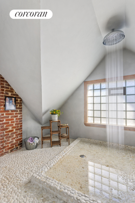 Interior, Pendant Lights, Stone Walls
