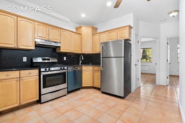 Interior, Kitchen, Recessed Lighting, Stainless Steel Appliances