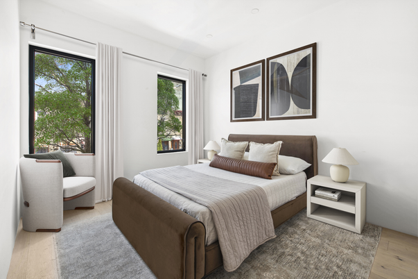 Bedroom, Interior, Wood Texture Flooring